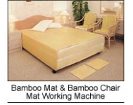 Bamboo Mat & Bamboo Chair Mat Working Machine