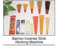 Bamoo Incense Stick Working Machine