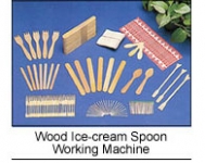 Wood Ice-cream Spoon Working Machine